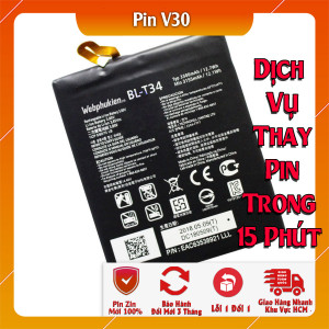 Pin Webphukien cho LG V30 H930 H932 LS998 Việt Nam BL-T34 - 3300mAh 